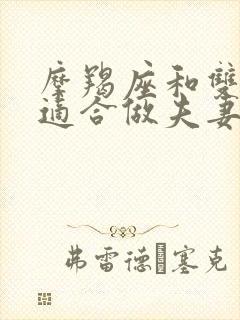 摩羯座和双鱼座适合做夫妻吗