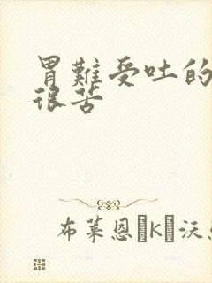 胃难受吐的黄水很苦