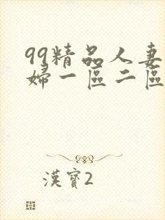 99精品人妻少妇一区二区人人妻