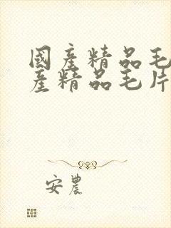 国产精品毛片国产精品毛片封面