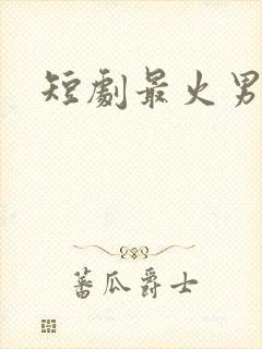 短剧最火男演员