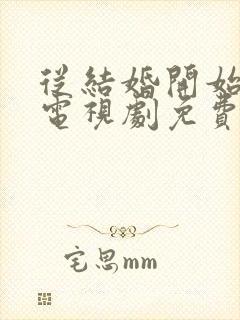 从结婚开始恋爱电视剧免费观看24集