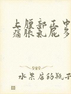 上腹部正中间疼痛胀气屁多