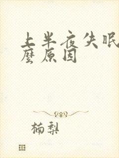 上半夜失眠是什么原因