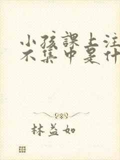 小孩课上注意力不集中是什么原因封面