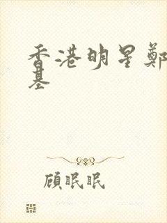 香港明星郑什么基封面