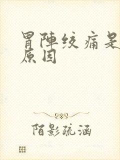 胃阵绞痛是什么原因