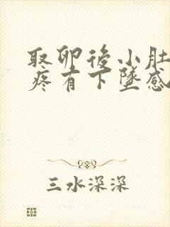 取卵后小肚子胀疼有下坠感