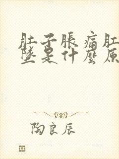 肚子胀痛肛门下坠是什么原因