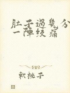 肚子过几分钟就一阵绞痛封面