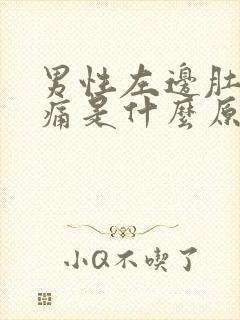 男性左边肚子疼痛是什么原因