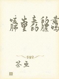 咳出来的黄痰是肺里的脓吗