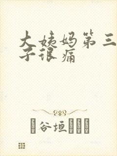 大姨妈第三天肚子很痛