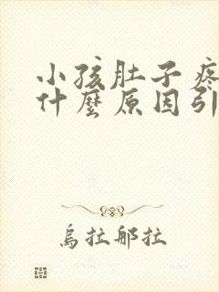 小孩肚子疼吐是什么原因引起的