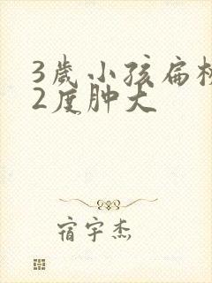 3岁小孩扁桃体2度肿大