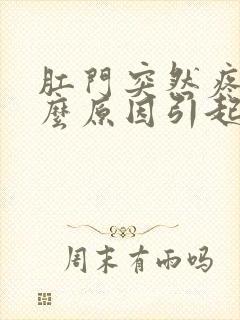 肛门突然疼是什么原因引起的