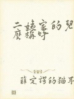 二姨家的儿子怎么称呼