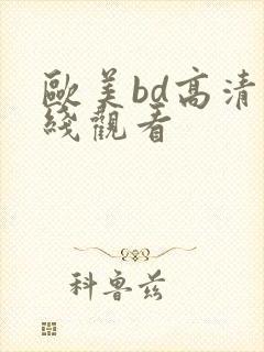 欧美bd高清在线观看