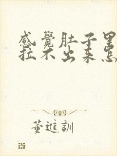 感觉肚子里有屎拉不出来怎么回事