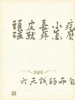 头皮长小疙瘩一碰就疼怎么治疗