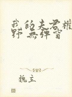 我的夫君权倾朝野 无弹窗