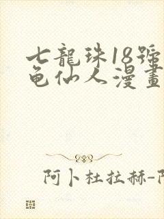 七龙珠18号和龟仙人漫画