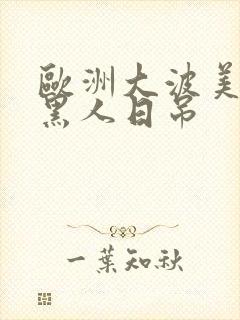 欧洲大波美女与黑人日吊