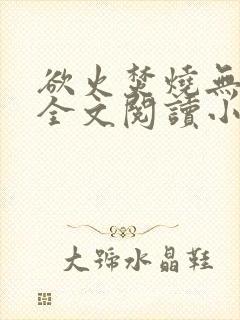 欲火焚烧无删减全文阅读小说