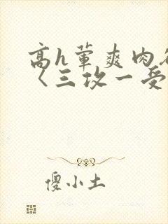 高h荤爽肉欲文〈三攻一受〉视频