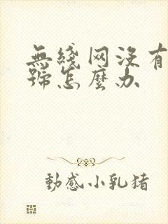 无线网没有光信号怎么办