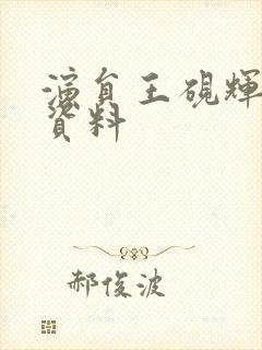 演员王砚辉个人资料