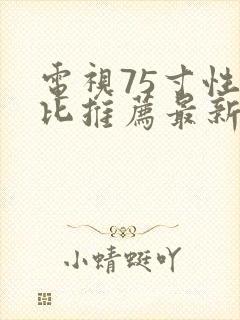 电视75寸性价比推荐最新封面