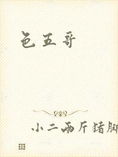 色五哥封面