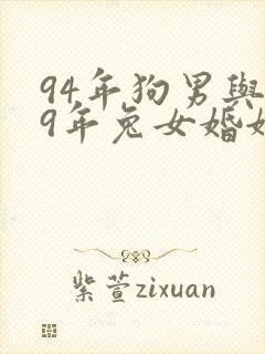 94年狗男与99年兔女婚姻相配吗封面