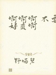 啊啊啊 不要 好爽啊封面