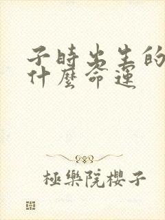 子时出生的男孩什么命运