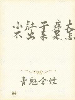 小肚子疼大便拉不出来是怎么回事