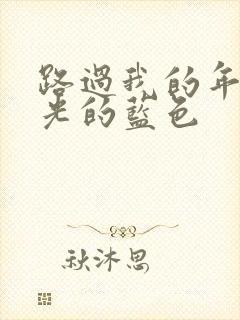 路过我的年少时光的蓝色