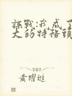 谍战:我成了最大的特务头子阅读封面