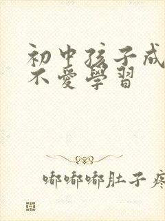 初中孩子成绩差不爱学习