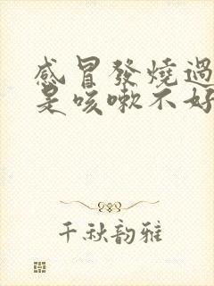 感冒发烧过后老是咳嗽不好怎么办