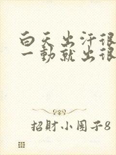 白天出汗很多,一动就出很多汗