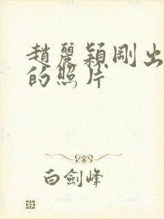 赵丽颖刚出道时的照片