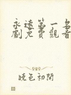 永远第一名电视剧免费观看全看全集封面