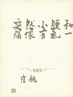 突然小腹和肛门痛像有气一样