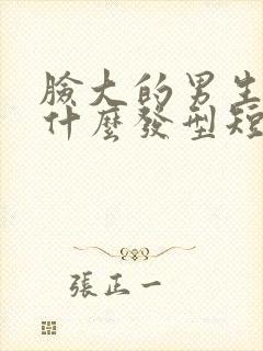 脸大的男生适合什么发型短发