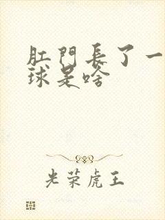 肛门长了一快肉球是啥