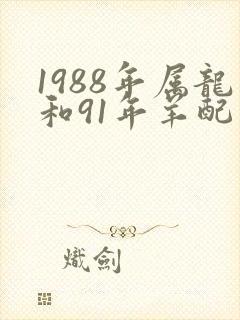 1988年属龙和91年羊配吗封面