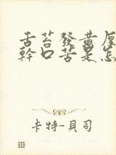 舌苔发黄厚腻口干口苦是怎么回事