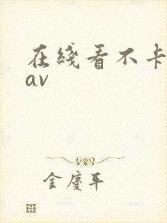 在线看不卡日本av